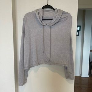Athleta Medium Crop Top Hoodie